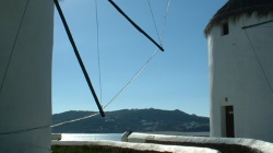 mykonos windmills view